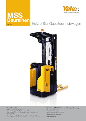 Pallet stapelaars zittende bestuurder Yale MS 16 S