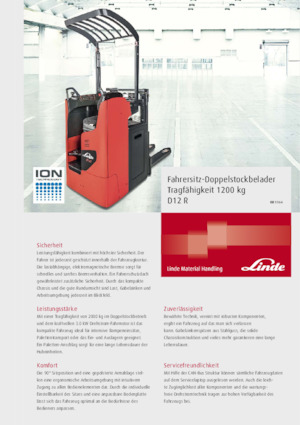 Walkie stapelaars Linde D12R