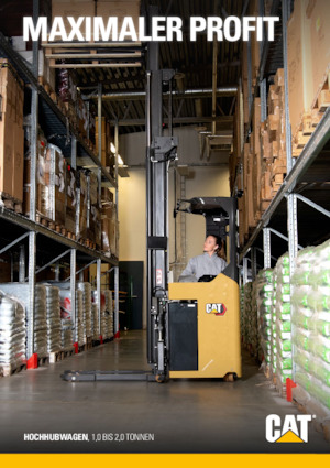 Pallet stapelaars zittende bestuurder Caterpillar NSS20N2S