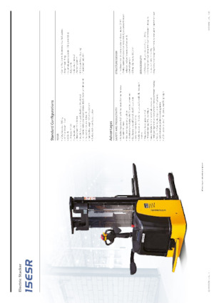 Pallet Stackers Sta op Rider Platform Hyundai 15 ESR