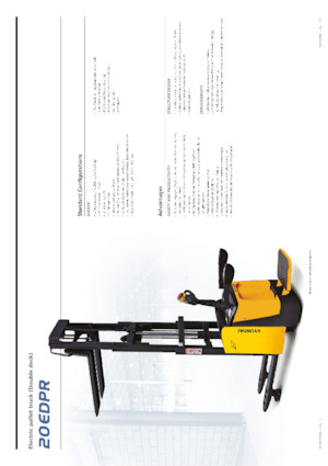 Pallet Stackers Sta op Rider Platform Hyundai 20 EDPR