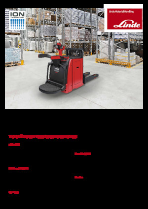 Pallet Stackers Sta op Rider Platform Linde D10AP 
