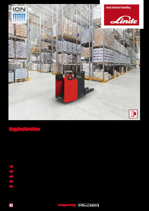 Pallet Stackers Sta op Rider Platform Linde D10FP