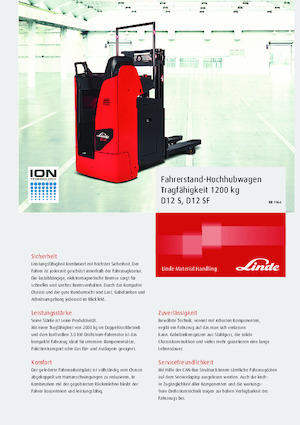 Walkie stapelaars Linde D12S 2024 S 