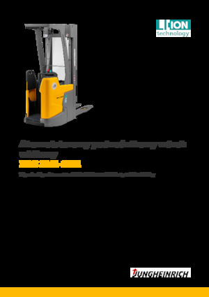 Pallet Stackers Sta op Rider Platform Jungheinrich ERC 214i