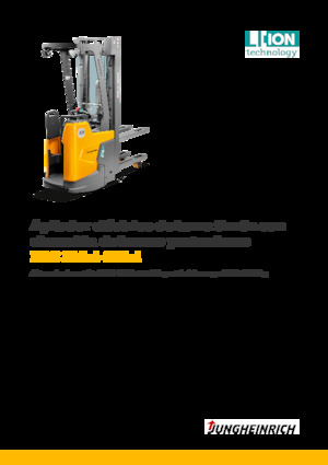 Pallet Stackers Sta op Rider Platform Jungheinrich ERC 214zi