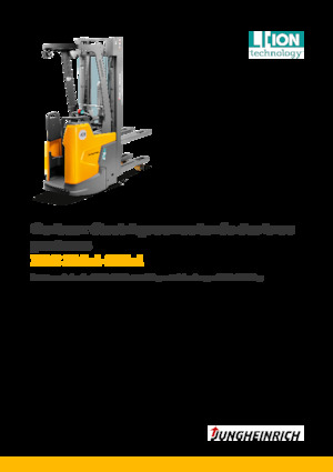 Pallet Stackers Sta op Rider Platform Jungheinrich ERC 214zi