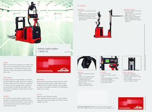 Pallet Stackers Sta op Rider Platform Linde L-MATIC AC