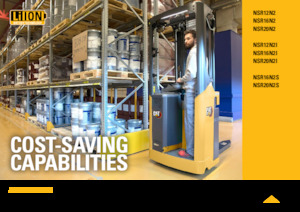 Pallet Stackers Sta op Rider Platform Caterpillar NSR20N2S