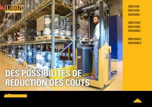 Pallet Stackers Sta op Rider Platform Caterpillar NSR20N2S