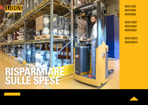 Pallet Stackers Sta op Rider Platform Caterpillar NSR20N2S