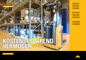 Pallet Stackers Sta op Rider Platform Caterpillar NSR20N2S