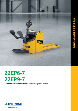 Pallet Trucks Staande Bestuurder Platform Hyundai 22 EB 9-7