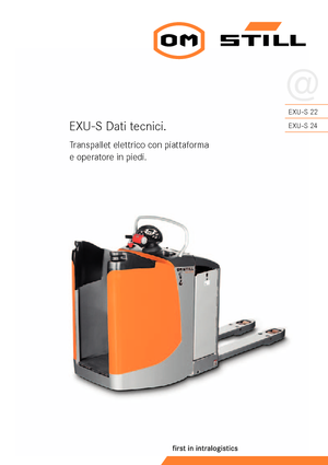 Pallet Trucks Staande Bestuurder Platform Still EXU-S 24