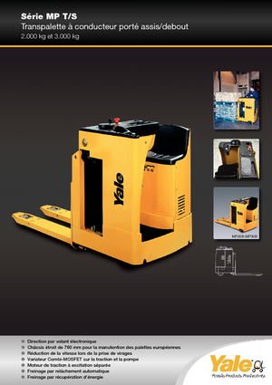 Pallet Trucks Staande Bestuurder Platform Yale MP 20 T