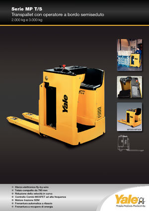 Pallet Trucks Staande Bestuurder Platform Yale MP 20 T