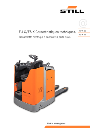 Pallettrucks Zittende Bestuurder Still FU-X 20