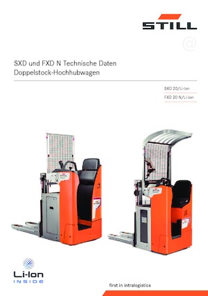 Pallet stapelaars zittende bestuurder Still FXD 20 N