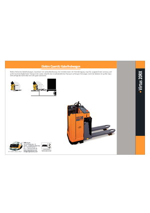 Pallettrucks Zittende Bestuurder OMG Virtus 20 RX 