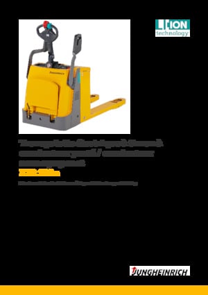 Pallet Trucks Staande Bestuurder Platform Jungheinrich EJR 120n