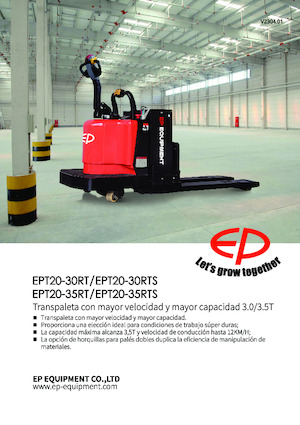Pallet Trucks Staande Bestuurder Platform EP EPT20-35RT