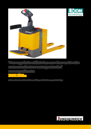 Pallet Trucks Staande Bestuurder Platform Jungheinrich ERE 120n