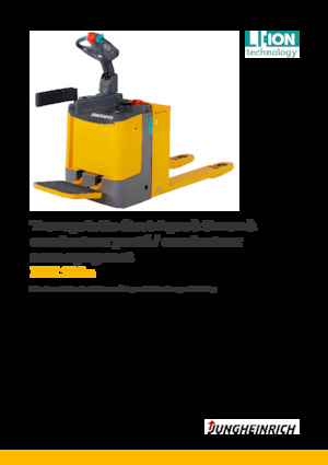 Pallet Trucks Staande Bestuurder Platform Jungheinrich ERE 120n