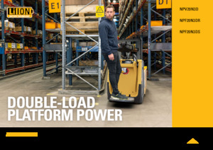 Pallet Trucks Staande Bestuurder Platform Caterpillar NPV20N3D