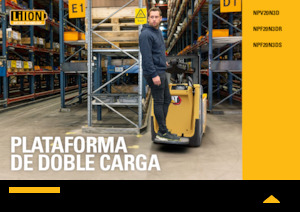 Pallet Trucks Staande Bestuurder Platform Caterpillar NPV20N3D