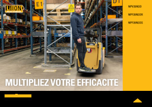 Pallet Trucks Staande Bestuurder Platform Caterpillar NPV20N3D