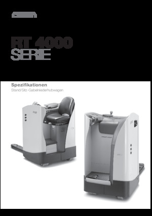 Pallet Trucks Staande Bestuurder Platform Crown RT 4020-2.0