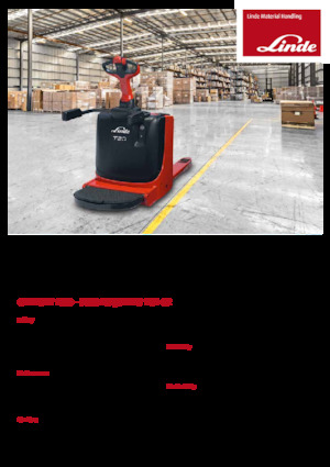Meelooppallettruck Linde T20P