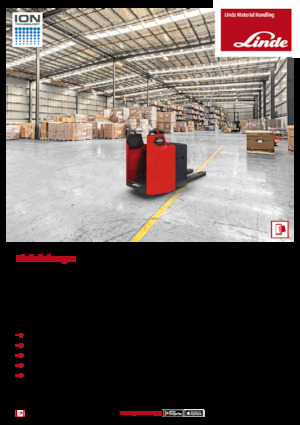 Pallet Trucks Staande Bestuurder Platform Linde T20FP