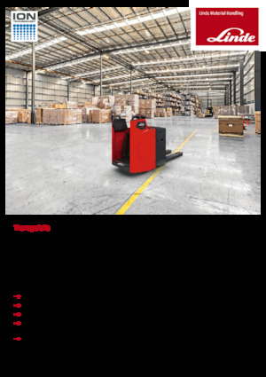 Pallet Trucks Staande Bestuurder Platform Linde T20FP