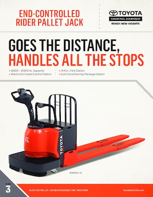 Pallet Trucks Staande Bestuurder Platform Toyota 8HBE30