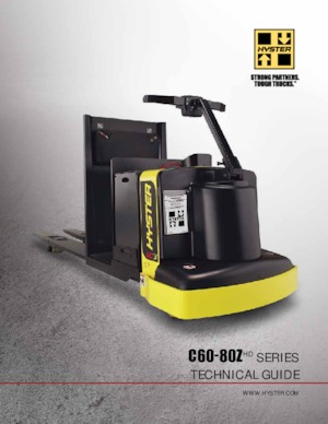 Pallet Trucks Staande Bestuurder Platform Hyster C80ZHD
