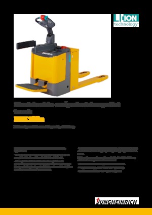 Pallet Trucks Staande Bestuurder Platform Jungheinrich ERE 120n