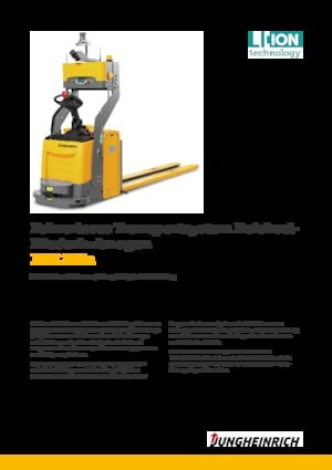 Pallet Trucks Staande Bestuurder Platform Jungheinrich ERE 225a 