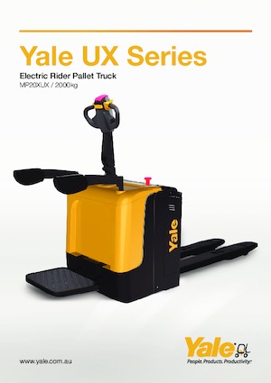 Pallet Trucks Staande Bestuurder Platform Yale MP20XUX