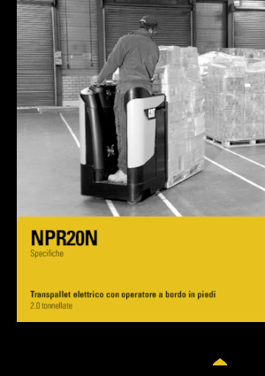 Pallet Trucks Staande Bestuurder Platform Caterpillar NPR20N