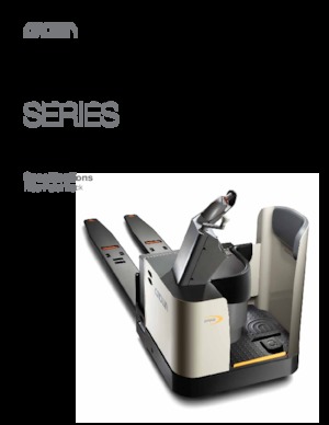 Pallet Trucks Staande Bestuurder Platform Crown PR 4500-60