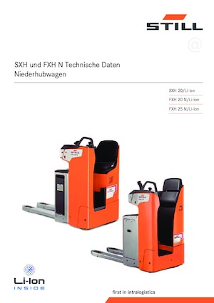 Pallet Trucks Staande Bestuurder Platform Still SXH 20