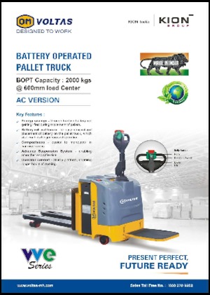 Pallet Trucks Staande Bestuurder Platform OM VVE BOPT 2T