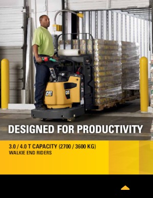 Pallet Trucks Staande Bestuurder Platform Caterpillar WR30