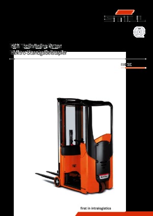Pallet Stackers Sta op Rider Platform Still ESM