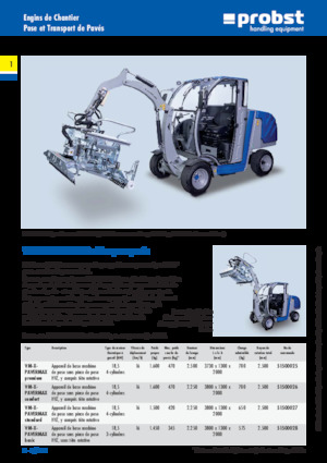 Straatmakersmachines Probst VM-X-PAVERMAX comfort