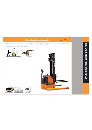 Walkie stapelaars OMG 715 BLK 1300