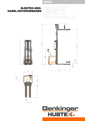 Walkie stapelaars Genkinger EGV 30/35