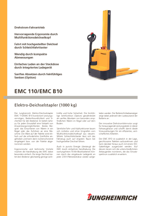 Walkie stapelaars Jungheinrich EMC B10