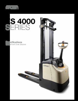 Walkie stapelaars Crown ES 4000-35 TL-3260